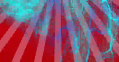 Cyan bulutu sağ üstte beliriyor, kurdeleler oluşturuyor ve alt merkeze doğru sürükleniyor, hareket gösteriyor. Teal, parçacıklar, akıntılar, perdeler, soyut, dijital, kinetik