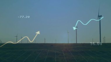 Oyunda sarı ve mavi dalga formları ortaya çıkar, geçer ve solar, türbin çıkışını görselleştirir. Horizon, grid, okumalar, sinyaller, titreşim, siluet, sakin