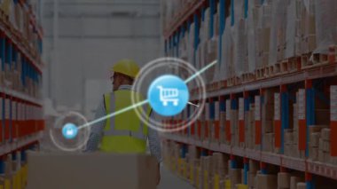 Ağ ağı. Lojistik ve ulaşım sektörü kavramı.