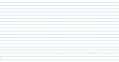 Kağıt üzerinde iki kırmızı noktanın animasyonu. Kırtasiye, eğitim ve öğrenim kavramı dijital olarak oluşturulmuş video.