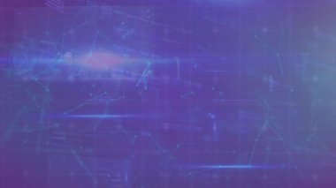 Mor arkaplan üzerinde parmak izi ve dijital kalkanların canlandırması. küresel internet güvenliği, veri işleme, bağlantılar ve dijital arayüz kavramı dijital olarak oluşturuldu