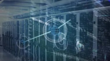 Animation network of network over network network. Global networks connections and digital interface concept digitally generated video.