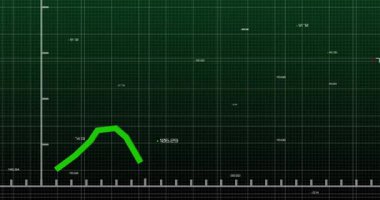 Siyah arkaplan üzerinde veri işleme animasyonu. küresel iş ve dijital arayüz kavramı dijital olarak oluşturulmuş video.