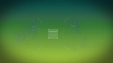 Siyah arkaplanda parlayan neon mavi tünele karşı parlayan qr kodunun dijital animasyonu. Dijital olarak oluşturulan küresel iletişim ve veri güvenliği teknolojisi kavramı.