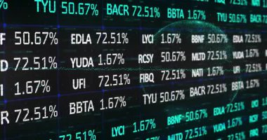 Dünya üzerinde veri işleme animasyonu. küresel iş ve dijital arayüz kavramı dijital olarak oluşturulmuş video.