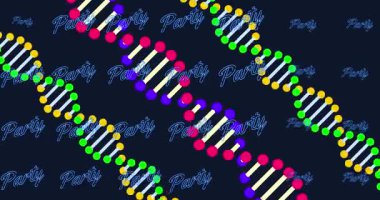 Coperid hücrelerin canlandırılması, DNA iplikçiklerinin dönmesi ve tıbbi veri işleme. Bilgisayarlar bilim dijital arayüzü ve teknoloji konsepti dijital olarak oluşturuldu.