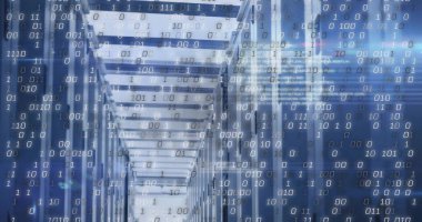 Modern kompleksteki çelik cam köprüyü çerçevelemek, çapraz kirişlerle aydınlığa, ikili kaplamaya yol açıyor. Koridor, metal, yürüyüş yolu, mavi, yansımalar, paneller, perspektif