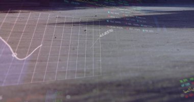 Ahşap masa üstü, şeffaf 3D ızgara ve kavisli çizgi grafiğini gösteriyor,% 43,85. Yüzey, kaplama, iş, karamsar, minimal, finans, ofis