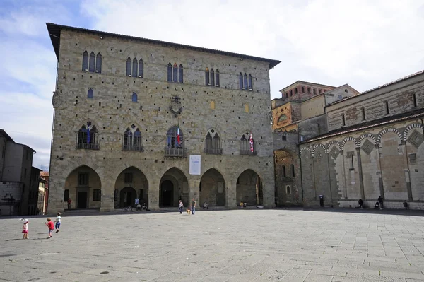 Main square in Pistoia Royalty Free Stock Photos