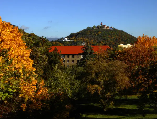 Most Czech Republic October 2020 Castle Hnevin — Stock Photo, Image
