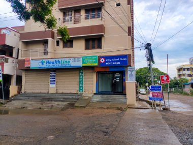 Chennai, Hindistan 30 Temmuz 2020 ANTI ABD KITT Kan Grupları Kontrol Kiti. Hastanede kan grubu testi. ABO kan gruplama kaydırak birleştirme yöntemi ile.