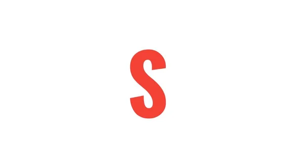 Sletter Abstract Art Alphabet Letter Logo — 스톡 사진