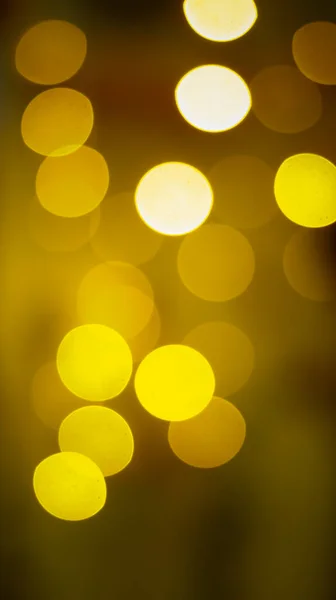 Blur Golden Bokeh Light Art Résumé Fond Bokeh Night Images — Photo