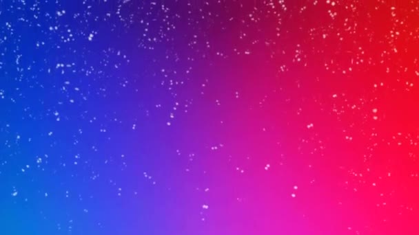 Beautiful Abstract Snow Falling Colorful Background Animation Φιλμ Μικρού Μήκους — Αρχείο Βίντεο