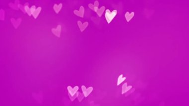 Renkli Arkaplanda Güzel Kalp ve Aşk 3 boyutlu animasyon 4K Romantik Renkli Uçan Kalpler. Romantizm, Aşk, Yıldönümü Dilekleri ve Sevgililer Günü için animasyon geçmişi.