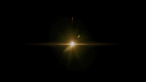 Ефекти Розширення Великого Вибуху Оптичний Ефект Сонячного Світла Ефект Спалаху — стокове відео