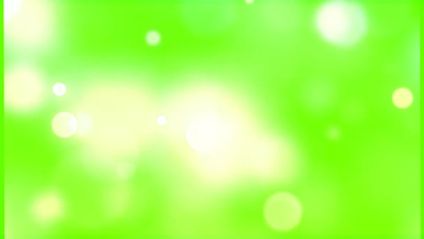 Bokeh Light Decoration Green Screen Background Stock Footage Perfect Background — Stock Video