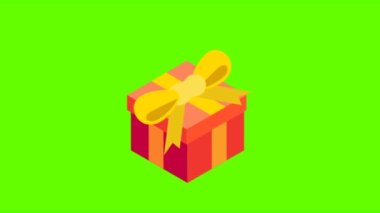 Sürpriz Hediye Kutusu Açılış Animasyonu 4K.