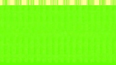 Yeşil Ekran Arkaplan 4K 'da Dijital TV Statik Elektronik Sesinin Kötü Sinyali.