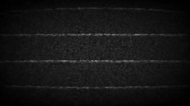 4K Animasyonunda TV Statik Elektronik Gürültü Arkaplanı Kötü Sinyal.