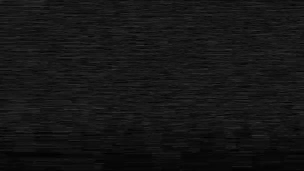 4K动画电视静态电子噪声背景下的坏信号 — 图库视频影像