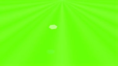 Optik Güneş Işığı Lens Fişeği Efekti Yeşil Ekran Matte Arkaplan Animasyon Görüntüsü Üzerine İzole Edildi. Mercek Fişeği Efektleri.