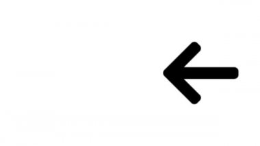 Yeşil Ekran Arkaplanında Yön Oku Sembolü 4K. 