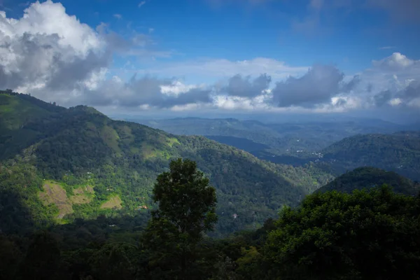 Munnar City Mountanin View Zona Piantagione Migliori Piante Munnar Kerala — Foto Stock