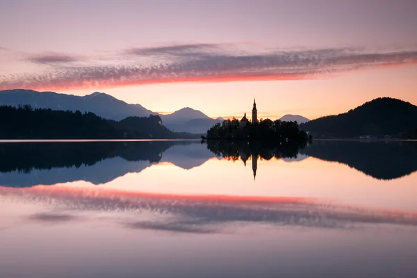 Widok na jezioro Bled, Słowenia Obrazy Stockowe bez tantiem