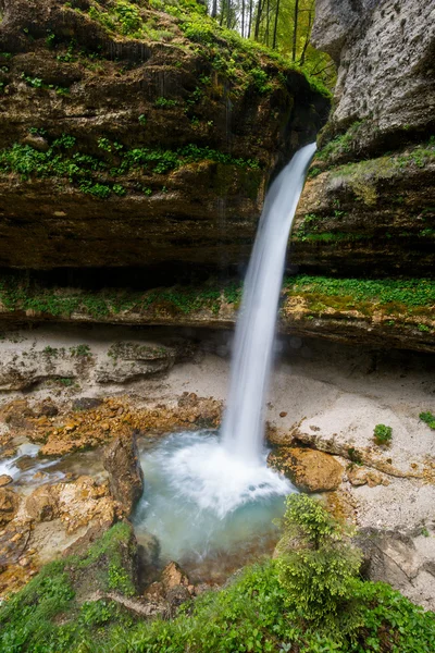 Cascata del Pericnik superiore in Slovenia Foto Stock Royalty Free