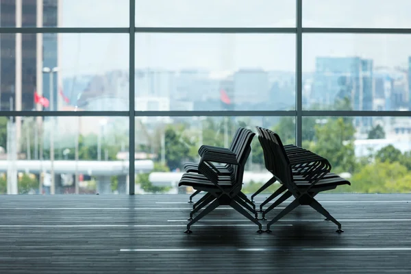 Vista terminale dell'aeroporto Immagine Stock