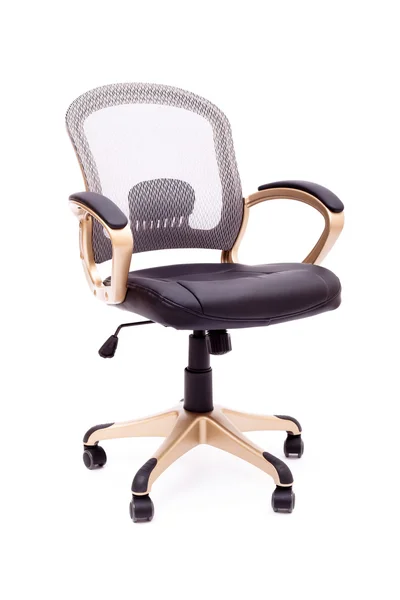 New comfortable stylish office chair isolated on white backgroun — Stock Photo, Image