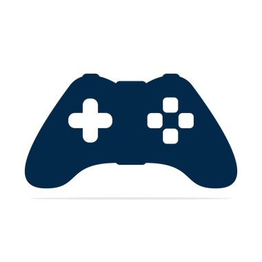 Oyun kumandası ya da cihaz kontrol logosu. Oyun Logosu Tasarımı, Oyun Joystick Simgesi.