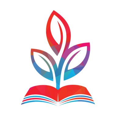 Kitap Ağacı Şablonu Tasarımı. Kitap Şablonunda Eğitim Ağacı..