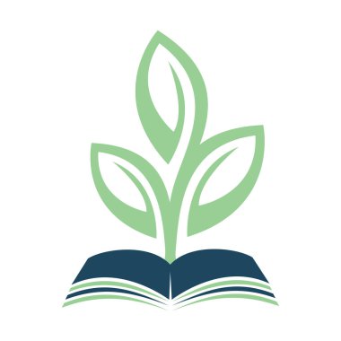 Kitap Ağacı Şablonu Tasarımı. Kitap Şablonunda Eğitim Ağacı..