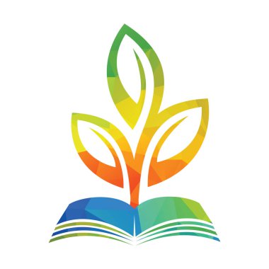 Kitap Ağacı Şablonu Tasarımı. Kitap Şablonunda Eğitim Ağacı..