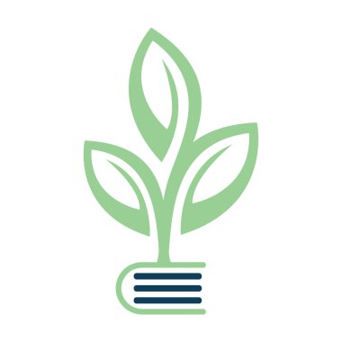 Kitap Ağacı Şablonu Tasarımı. Kitap Şablonunda Eğitim Ağacı..