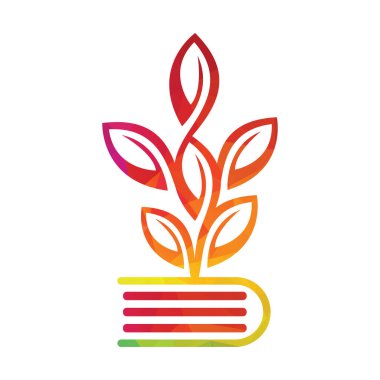 Kitap Ağacı Şablonu Tasarımı. Kitap Şablonunda Eğitim Ağacı..