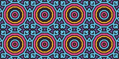 Dekoratif etnik motif arka plan Premium Vektörü