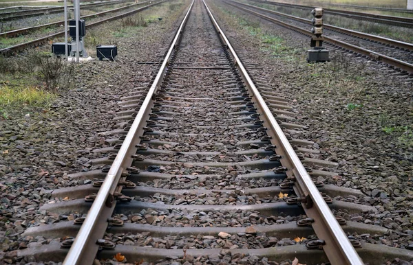 Railway Line Station Lithuania Kedainiai — Stock Photo, Image