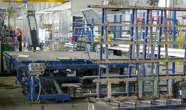 Fabryka Produkująca Nowoczesne Okna Plastikowe Alytus Litwa — Zdjęcie stockowe