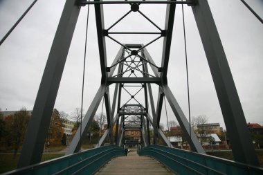 Tahta yaya köprüsü, ahşap yapı, Litvanya, Kedainiai