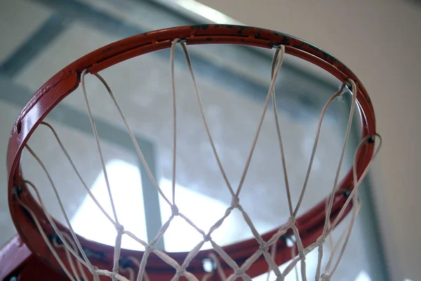 Basketbol Kapalı Sahada Spor Oyunu — Stok fotoğraf