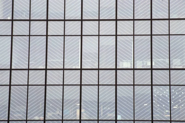 Modern Architecture Window Glass Front Office Complex Kaunas Lithuania — Fotografia de Stock