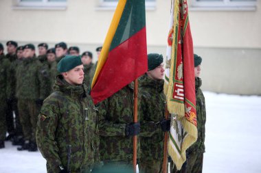 Litvanya Askeri Akademisi Yemini, Kış, Vilnius 10 02 2018