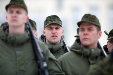 Litvanya Askeri Akademisi Yemini, Kış, Vilnius 10 02 2018