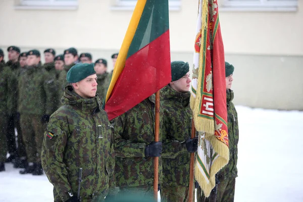 Litvanya Askeri Akademisi Yemini, Kış, Vilnius 10 02 2018
