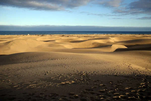 Dunas Corralejo Deserto Fuerteventura Nas Ilhas Canárias Espanha — Fotografia de Stock