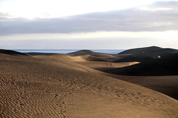 Dunas Corralejo Deserto Fuerteventura Nas Ilhas Canárias Espanha — Fotografia de Stock