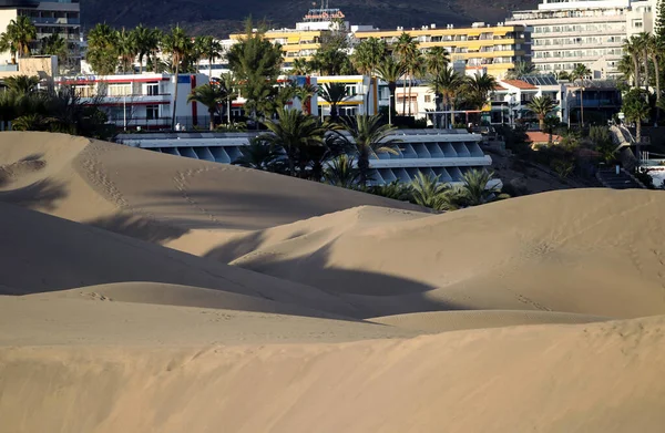 Dunas Corralejo Deserto Fuerteventura Nas Ilhas Canárias Espanha — Fotografia de Stock